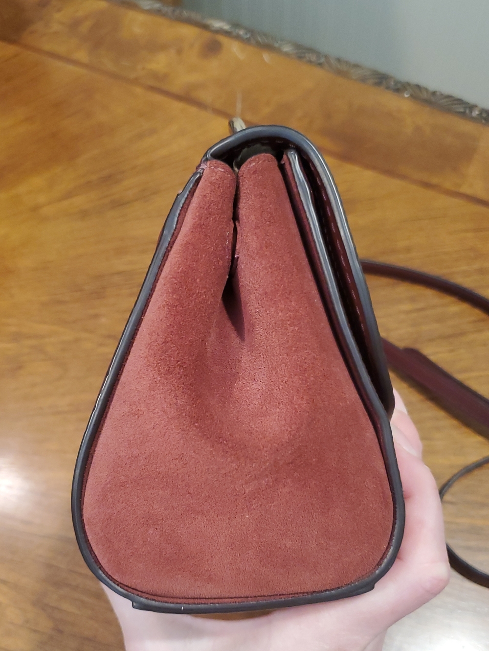 Like NEW Coach Striped Faye Crossbody Bag - Picture 9 of 15